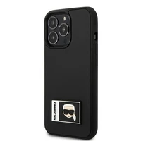 Karl Lagerfeld Ikonik Patch apvalks iPhone 13 Pro Max - melns