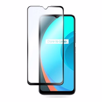 Crong 7D Nano elastīgs Glass - 9H Hybrid Glass Full Screen OPPO realme C11
