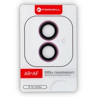 Forcell Premium rūdīts kameras lēcas stikls – iPhone 16 / 16 Plus, rozā