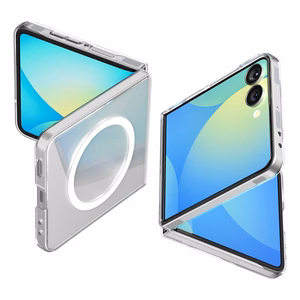 Spigen AirSkin Mag MagSafe Case for Samsung Galaxy Z Flip 7 - Clear and White