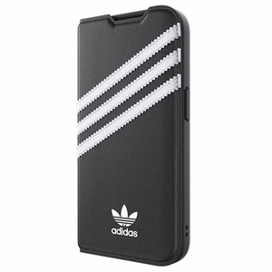 Adidas OR Viedtālruņa apvalks Booklet PU iPhone 14 Pro melns/balts 50196