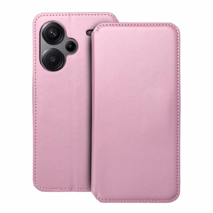 Flip case for Xiaomi Redmi NOTE 13 PRO PLUS 5G Dual Pocket Book light pink