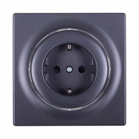 Fibaro FGWSONF-011-8 socket-outlet Type F melns