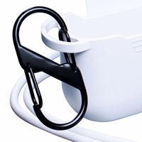 3mk silikona apvalks AirPods Pro 3 austiņām – balts