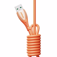 Joyroom S-A59 Vibrant Series 3A USB-A - Lightning kabelis 1.2m - oranžs