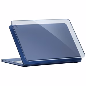 Uniq Vero Case for MacBook Neo - Semi-Transparent Navy Blue