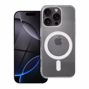 Caurspīdīgs viedtālruņa apvalks 2 mm IPHONE 16 Pro saderīgs ar Magnētisko (kameras aizsardzība) caurspīdīgs
