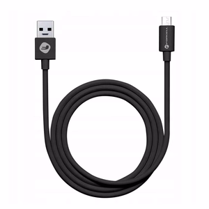 FORCELL C321 kabelis USB A uz Micro USB 2,4A TUBE 1 m melns