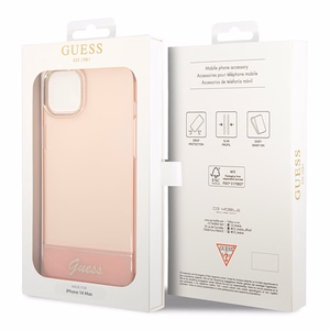 Guess GUHCP14MHGCOP iPhone 14 Plus 6.7 "rozā/rozā cietais apvalks Translucent