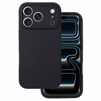 Silikona Lite viedtālruņa apvalks Iphone 17 Pro Max melns