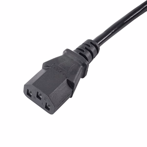 Akyga AK-PC-05 melns 5 m CEE7/7 IEC C13