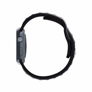 3mk silikona siksniņa Apple Watch, 38/40/41/42 mm, melns, mazais izmērs