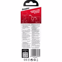 Energizer Classic - USB-A to Micro USB connecting kabelis 1.2m (melns)