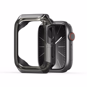 DUX DUCIS apvalks TAMO Apple Watch 10 sērijai 46 mm caurspīdīgs ar melnu