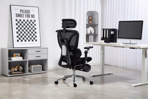 Activejet ergonomiskais biroja krēsls YK848, melns