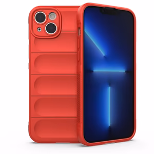 Magic Shield Case viedtālruņa apvalks iPhone 14 Plus elastīgs bruņots vāks sarkans