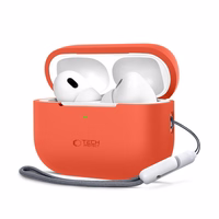Tech-Protect Silikona apvalks Apple AirPods Pro 1/2 - oranžs