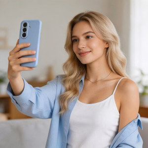 Tech-Protect Silicone MagSafe maciņš Samsung Galaxy S26 - zils