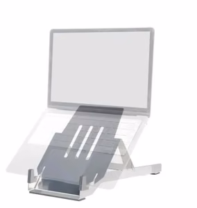 Portatīvā datora statīvs Riser Basic Sudrabs R-Go Tools