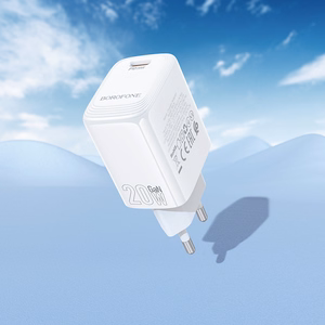 Borofone Сетевое зарядное устройство BN26 Fuente - Type C - PD 20W белый