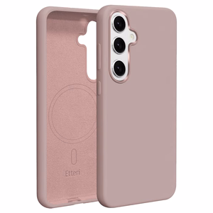 Etteri Silikona Mag maciņš for Samsung Galaxy S26 Ultra gaiši rozā