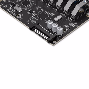 Orico PVU3 PCIe paplašināšanas karte ar 7 USB 3.0 pieslēgvietām galddatoriem – melns