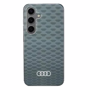 Audi IML Izšuvuma raksts Magnētiskais viedtālruņa apvalks S24 S921 pelēks/pelēks cietais apvalks AU-IMLMS24-Q5/D3-GY