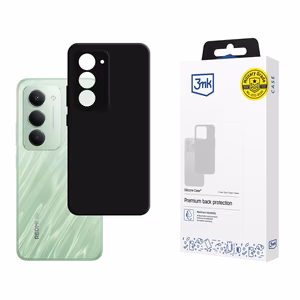 3mk Silikona Maciņš for Xiaomi Redmi 15 4G / 15 5G - melns