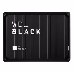 Western Digital P10 Game Drive 5TB External HDD USB 3.2 Black WDBA3A0050BBK-WESN