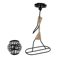 Dekoratīvs metāla svečturis ART DECO Afrika modelis B IALC-1