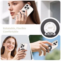 Tech-Protect MMR600 magnētiskais tālruņa gredzena turētājs - melns