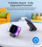 Bezvadu magnētiskais portatīvais lādētājs Choetech B662 MagSafe 5000mAh (melns)