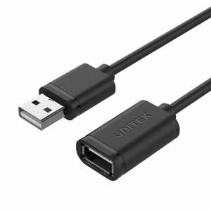 UNITEK Y-C417GBK USB kabelis USB 2.0 3 m USB A Melns