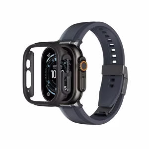 AmazingThing Minimal aizsargājošs vāciņš Apple Watch UItra 3 49mm - Melns