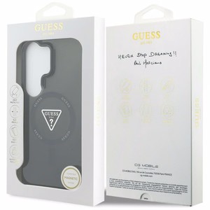 GUESS maciņš for SAMSUNG S26 Ultra GUHCS26L5HC4MLSK (Magnetic IML Gradient Triangle) melns