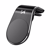 Wozinsky magnētiskais tālruņa turētājs ventilācijas režģim, melns (WCH-02)