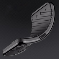 Thunder viedtālruņa apvalks Samsung Galaxy S24 FE silikona bruņu vāks - melns