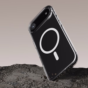 Puro Impact caurspīdīgs D3O TPU+PC magnētiskais viedtālruņa apvalks iPhone 17 Air - caurspīdīgs