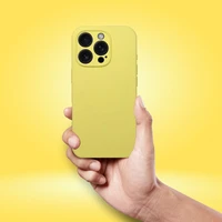 Silikona viedtālruņa apvalks 2mm IPHONE 15 Pro Max saderīgs ar Magnētisko citrona