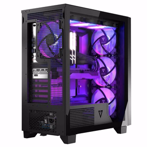 MODECOM VOLCANO PERUN APEX ARGB MIDI datora korpuss, melns
