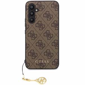 Guess GUHCS23FEGF4GBR S23 FE S711 brūns/brūns cietais apvalks 4G šarma kolekcija