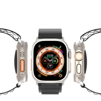 DUX DUCIS siksniņa GS neilona Apple Watch 42 / 44 / 45 / 49 mm melna