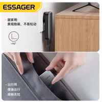 Lādētājs Essager "GaN Ultra" melns 65W (1xPD / 1xQC3.0)