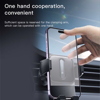 FORCELL F-GRIP GuardianAV auto turētājs ventilācijas atverei melns