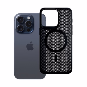 3mk COOLing MagApvalks Apvalks Apple iPhone 16 Pro Max - Melns