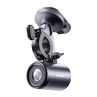 Baseus PrimeTrip 2-in-1 velosipēda stiprinājums, tālruņa turētājs + lukturītis (melns)