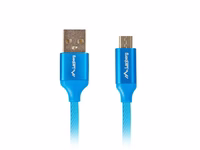 LANBERG CABLE USB 2.0 MICRO-B (M) - A (M) 1M QC