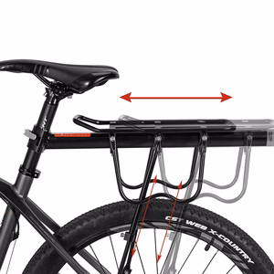Rockbros Shelves velosipēda bagāžnieks - aizmugurējais, sēdekļa caurules, ātrā atbrīvošana