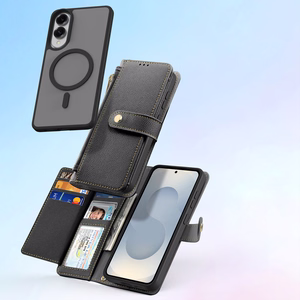 Чехол Dux Ducis Lava с MagSafe для Samsung Galaxy S25 Edge - чёрный