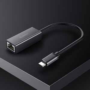 Orico XC-R45-V1 tīkla adapteris USB-C–RJ45, Gigabit Ethernet, 1 Gbps – melns
